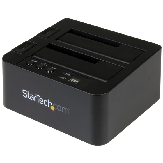 StarTech.com Duplicateur de Disques Durs Autonome, Cloneur à 2 Baies - Duplicateur de disque dur - 2 Baies (SATA-300) - pour P/N: TBLT3MM1MA, TBLT3MM2M, TBLT3MM2MA