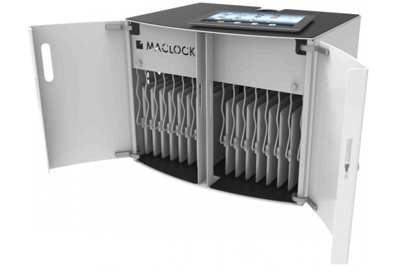 Compulocks Armoire de chargement Class mobile pour 16 Tablettes (chariots non inclus) prises - EU - Meuble de rangement - pour 16 tablettes - Taille d'écran : 13" - montable sur mur, montable sur chariot