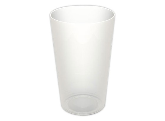 1 Lot de 10 Gobelets réutilisables en polypropylène 30 cl