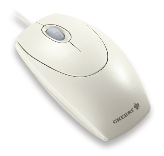 CHERRY WHEELMOUSE M-5400 Souris optique 1000 dpi 3 boutons USB+PS/2 grise claire