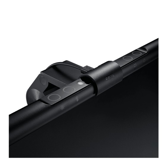 BenQ WiT Screenbar - Lampe de bureau - LED - système de fixation avec pince - 5 W - lumière blanche froide/douce - 2700-6500 K