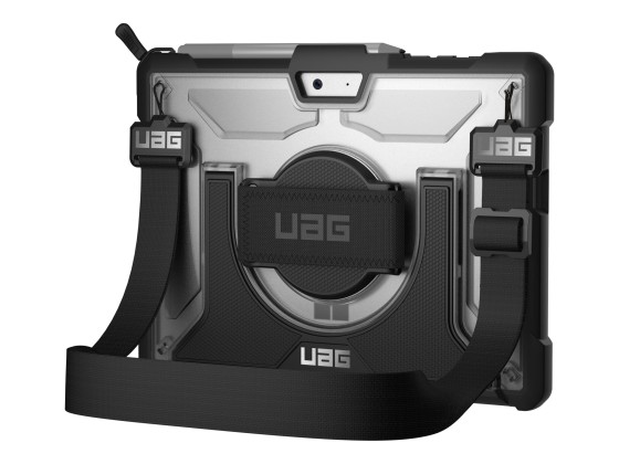 UAG Case for Microsoft Surface Go 3/Go 2/Go [10.5-inch] w/ Handstrap - Plasma Ice - Coque de protection pour tablette - robuste - caoutchouc - glacé - pour Microsoft Surface Go, Go 2, Go 3, Go 4