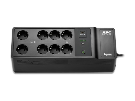 APC Back-UPS - Onduleurs monophasés Off-Line - 650VA - 230V - 1USB - 6+2 Prises GR