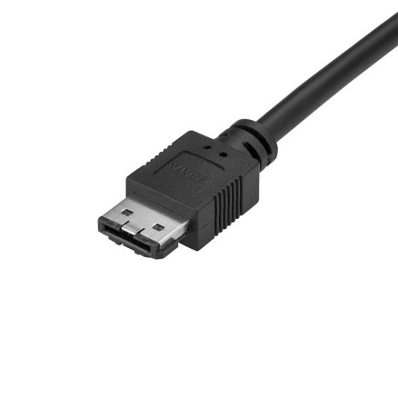 StarTech.com Câble adaptateur USB-C vers eSATA de 1 m - USB 3.0 (5 Gbps) - USB Type-C vers disque dur ou SSD eSATA - Contrôleur de stockage - SATA 6Gb/s - USB 3.0 - noir