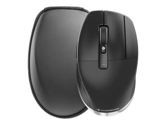 3Dconnexion CadMouse Pro Wireless - Souris - ergonomique - 7 boutons - sans fil - Bluetooth, 2.4 GHz - récepteur sans fil USB