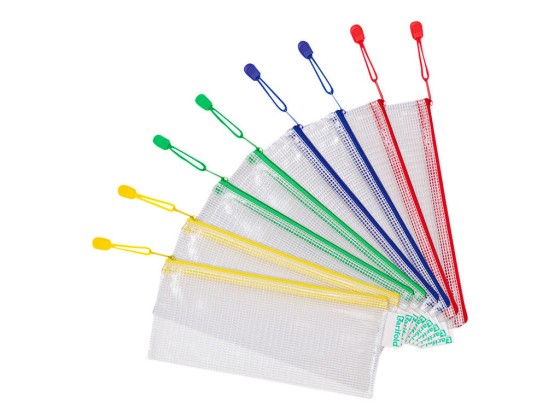 1 Sachet de 8 Pochettes souples armées ZIP - TARIFOLD -Chéquier