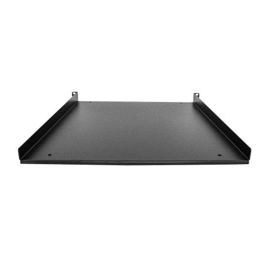 StarTech.com Étagère Rack 19 pouces 1U - Plateau Rackable Universel - Étagère Cantilever Baie de Brassage 19" - Rangement Rack - Max 25kg - Profondeur 50cm (20") - Noir (SHELF-1U-20-FIXED-S) - Étagère pour rack - 1U - 19"