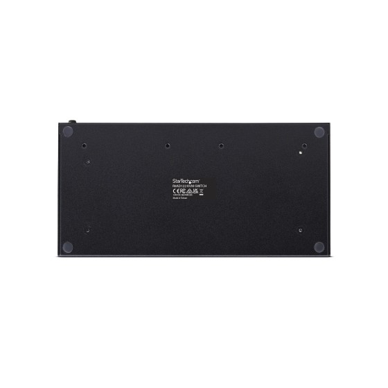 StarTech.com 8-Port DisplayPort KVM Switch w/1U Rack Mount Kit, 4K 60Hz - Commutateur KVM - 8 x KVM port(s) - 1 utilisateur local - de bureau - Conformité TAA