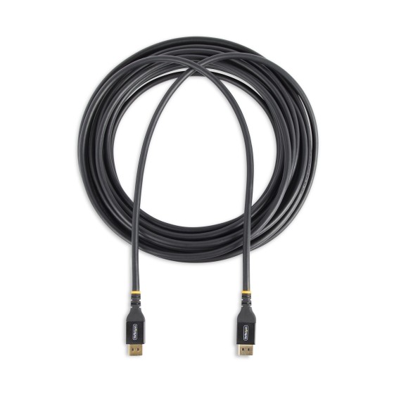 StarTech.com Câble DisplayPort 1.4 Actif, 10m, Certifié VESA/Câble DP 1.4 - Câble DisplayPort - DisplayPort (M) pour DisplayPort (M) - DisplayPort 1.4 - 10 m - câble en cuivre actif, actif, support 4K, support 8K - noir