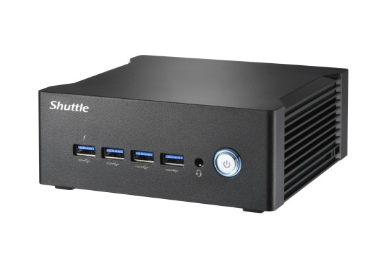 Shuttle XPC nano NT10H5 - Barebone - mini PC 1 x Core Ultra 5 125H / jusqu'à 4.5 GHz - RAM 0 Go - Intel Arc Graphics - Gigabit Ethernet, 2.5 Gigabit Ethernet - noir