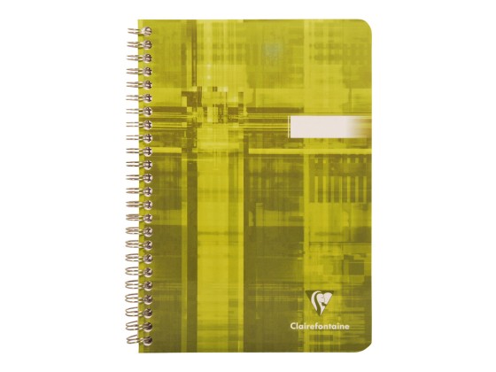 1 Cahier reliure spirale A5 180 pages ligné- couleur aléatoire