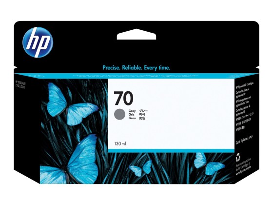 HP 70 original Ink cartridge C9450A grey standard capacity 130ml 1-pack with Vivera Ink cartridge