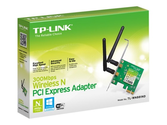 TP-LINK 300Mbps WLAN N PCI Express Adapter