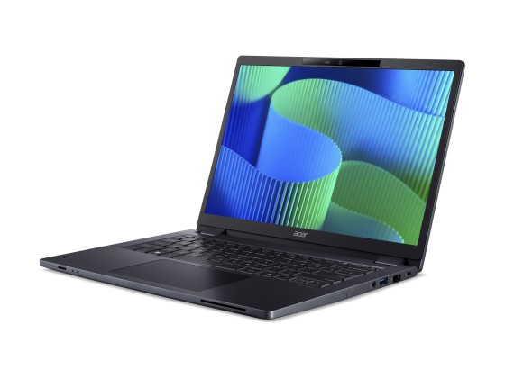 Acer TravelMate P4 14 TMP414-53-G2-TCO - Conception de charnière à 180 degrés - Intel Core 7 - 150U / jusqu'à 5.4 GHz - Win 11 Pro - Intel Graphics - 16 Go RAM - 512 Go SSD NVMe - 14" 1920 x 1200 - Gigabit Ethernet - Wi-Fi 6E, Bluetooth - bleu ardoise - c