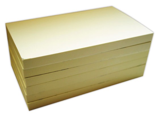 1 Blister de 12 Notes repositionnables FIDUCIAL 76x127mm jaune
