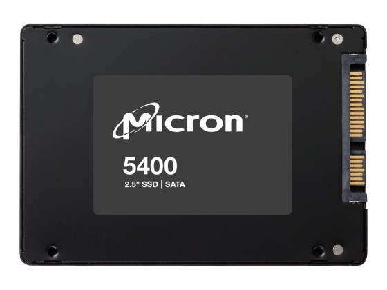Micron 5400 PRO - SSD - chiffré - 3.84 To - interne - 2.5" - SATA 6Gb/s - AES 256 bits - Self-Encrypting Drive (SED), TCG Opal Encryption 2.0