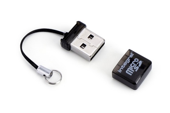 Integral - Lecteur de carte (microSD, microSDHC) - USB 2.0