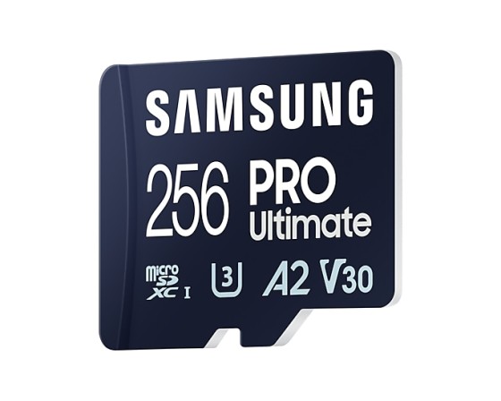 Samsung PRO Ultimate MB-MY256SB - Carte mémoire flash - 256 Go - A2 / Video Class V30 / UHS-I U3 - microSDXC UHS-I - bleu