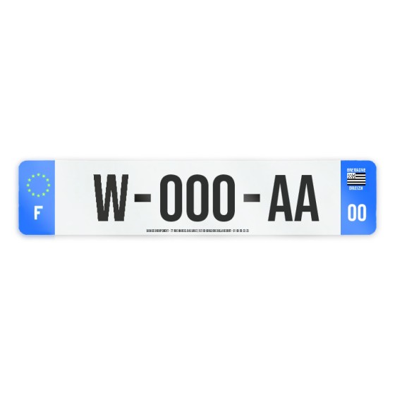 PLAQUE W GARAGE A PERSONNALISER