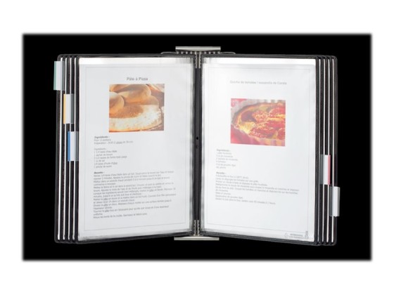 1 Kit mural METAL TARIFOLD 10 poches A4 antimicrobien