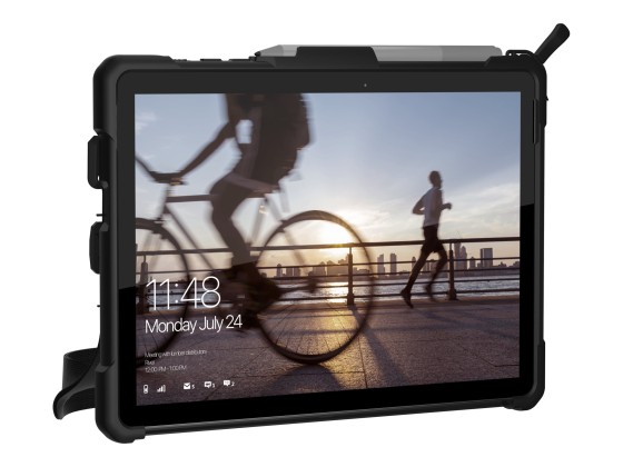 UAG Case for Microsoft Surface Go 3/Go 2/Go [10.5-inch] w/ Handstrap - Plasma Ice - Coque de protection pour tablette - robuste - caoutchouc - glacé - pour Microsoft Surface Go, Go 2, Go 3, Go 4