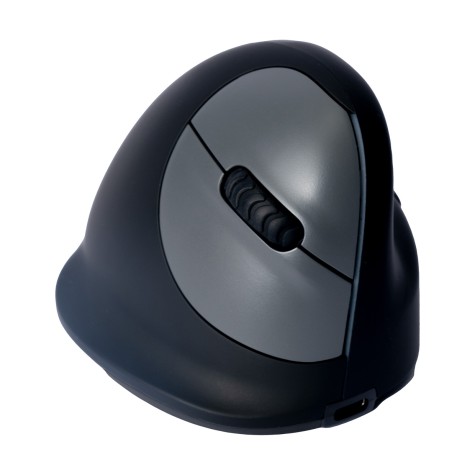 R-Go Tools Souris Ergonomique R-Go HE Break avec logiciel de pause, droiter, grand (longueur de la main > 185 mm), bluetooth, noir