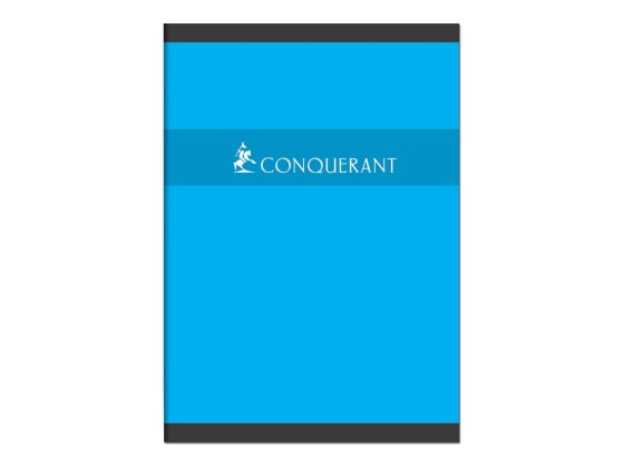 1 Cahier agrafé CONQUERANT 70g, A4, Seyès,192 pages, assortis
