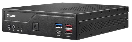 Shuttle XPC slim DH670V2 - Barebone - Slim-PC Socket LGA1700 - Intel H670 - pas de processeur - RAM 0 Go - UHD Graphics - Gigabit Ethernet, 2.5 Gigabit Ethernet - noir