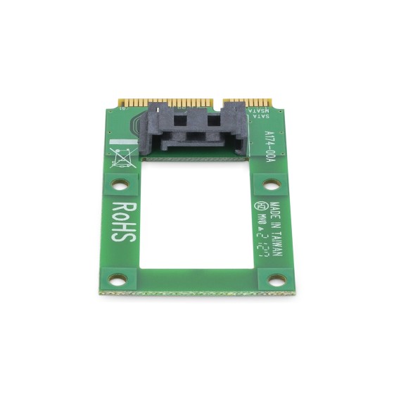 StarTech.com Adaptateur mSATA vers DD / SSD SATA 2,5" ou 3,5" - Carte Convertisseur Mini SATA à SATA pour DD / SSD - Contrôleur de stockage - 1 Canal - mSATA - SATA 6Gb/s