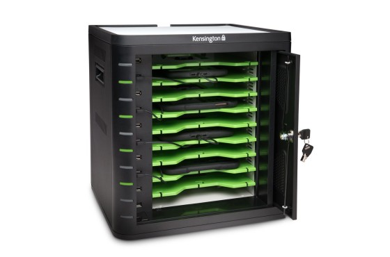Meuble de rangement pour 10 tablettes universelles - noir - peut acceuillir les Ipad Galaxy Tab et autres tablettes sous IOS Et Android.