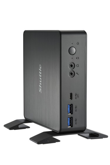 Shuttle XPC nano NC40U7 - Barebone - mini PC 1 x Core i7 1255U / jusqu'à 4.7 GHz - RAM 0 Go - UHD Graphics 620 - Gigabit Ethernet - noir