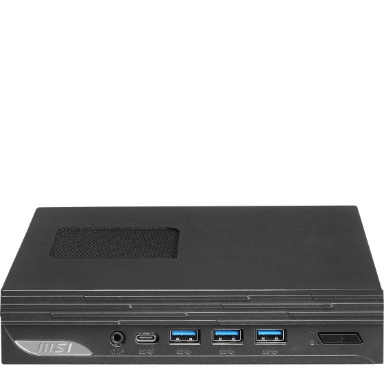 MSI PRO DP10 13M 011BE - Barebone - SFF 1 x Core i5 1340P / jusqu'à 4.6 GHz - RAM 0 Go - Carte graphique Intel Iris Xe - IEEE 802.11ax (Wi-Fi 6E), Gigabit Ethernet, 2.5 Gigabit Ethernet, Bluetooth 5.3 - noir