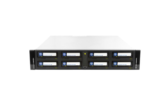 Overland-Tandberg RDX QuikStation 8 - Bibliothèque de disques - cartouche RDX x 8 - 10 Gigabit Ethernet - rack-montable