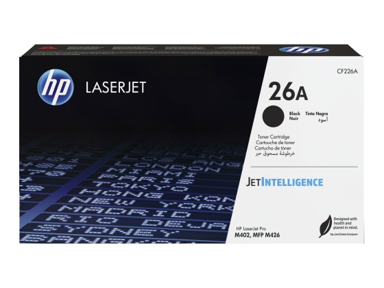 1 HP 26A CF226A toner noir
