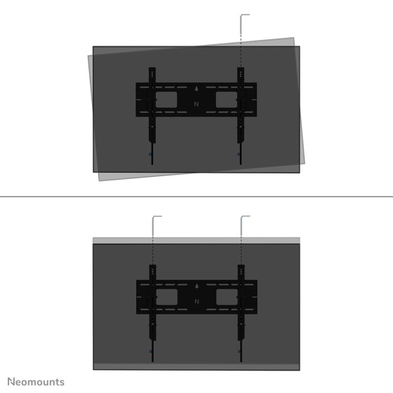 NEOMOUNTS WL35-750BL16 Support mural inclinable pour écran 42-86p- robuste - verrouillable - installation rapide - TÜV