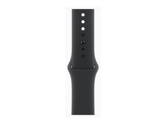 Apple Watch Series 10 (GPS) - 46 mm - aluminium noir jais - montre intelligente avec bande sport - fluoroélastomère - noir - taille du bracelet : M/L - 64 Go - Wi-Fi 4, UWB, Bluetooth - 36.4 g