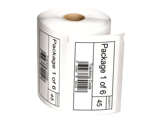 1 Boite de 2 Rouleaux de 575 étiquettes LW pour gros volume 102 x 59 mm