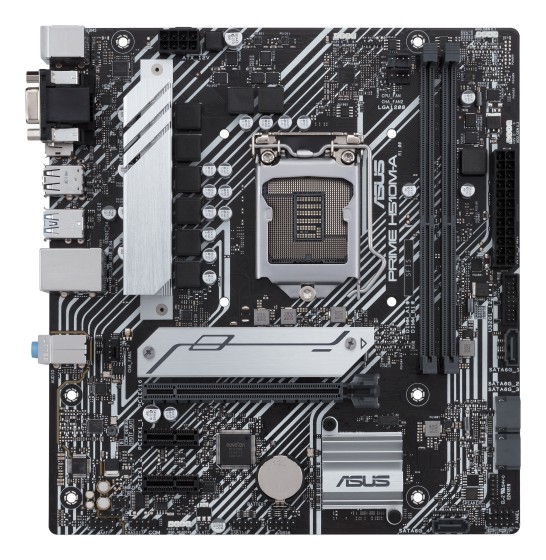 ASUS PRIME H510M-A - Carte-mère - micro ATX - Socket LGA1200 - H510 Chipset - USB 3.2 Gen 1 - Gigabit LAN - carte graphique embarquée (unité centrale requise) - audio HD (8 canaux)