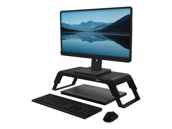 Fellowes Hana LT Monitor Support Black Noir