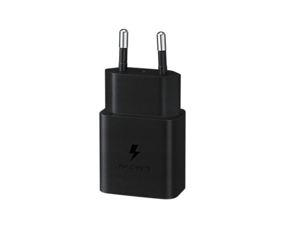 SAMSUNG 15W Adapter UCB-C port without cable Black