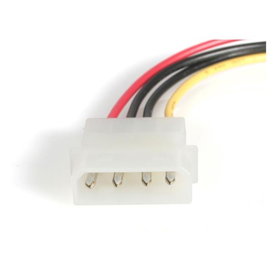 StarTech.com Câble adaptateur SAS SFF-8482 vers SATA avec alimentation LP4 - 46 cm - 1x SATA receptacle 1x LP4 mâle 1x SFF-8482 receptacle - Câble SATA / SAS - alimentation interne 4 plots, SAS 29 broches internes (SFF-8482) pour SATA (R) - 46 cm - rouge