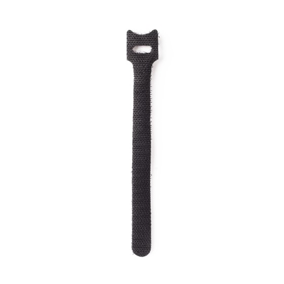 StarTech.com Attaches de Câbles Auto-Agrippantes de 15cm - Noir - Lot x50 - Attache câble - crochet et boucle - 15 m - noir (pack de 50)