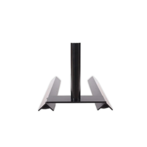 PIED AUTOCAL EN ACIER LAQUE NOIR POUR BEACHFLAG