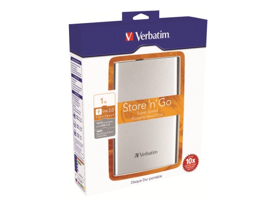 Verbatim Store 'n' Go USB 2.0 Portable Hard Drive 1TB disque dur externe 1 To 5400 tr/min Noir