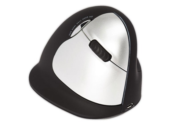 R-Go Tools Souris Ergonomique R-Go HE Break avec logiciel de pause, droiter, grand (longueur de la main > 185 mm), bluetooth, noir