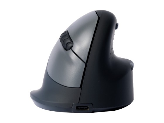 R-Go Tools Souris Ergonomique R-Go HE Break avec logiciel de pause, droiter, grand (longueur de la main > 185 mm), bluetooth, noir