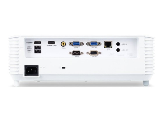 ACER S1386WH - WXGA 1280 x 800 - 3600 ANSI Lumens - 20000:1 - 0.52 87inch - 98cm - 16W Speaker x 1 - 3 ans RA