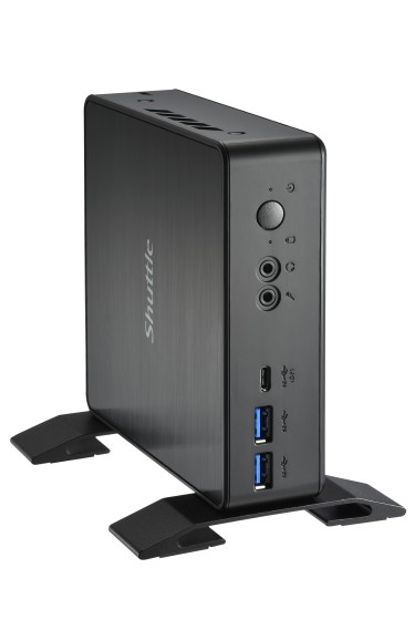 Shuttle XPC nano NC40U7 - Barebone - mini PC 1 x Core i7 1255U / jusqu'à 4.7 GHz - RAM 0 Go - UHD Graphics 620 - Gigabit Ethernet - noir
