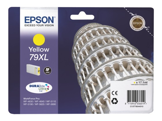 Epson Tower of Pisa Encre Jaune "Tour de Pise" XL (2 000 p)