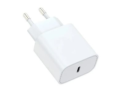 MW - Adaptateur secteur - 20 Watt - 3 A - PD (24 pin USB-C) - blanc